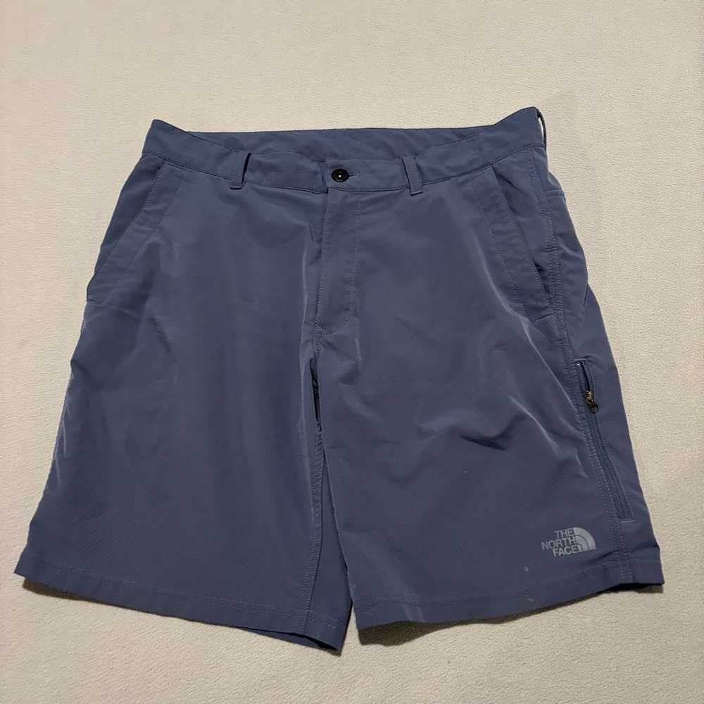 The North Face Rolling Sun Shorts Size 34 34x8 Blue Summer Outdoor Hiking